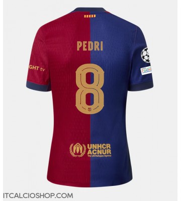 Barcelona Pedri Gonzalez #8 Prima Maglia 2024-25 Manica Corta